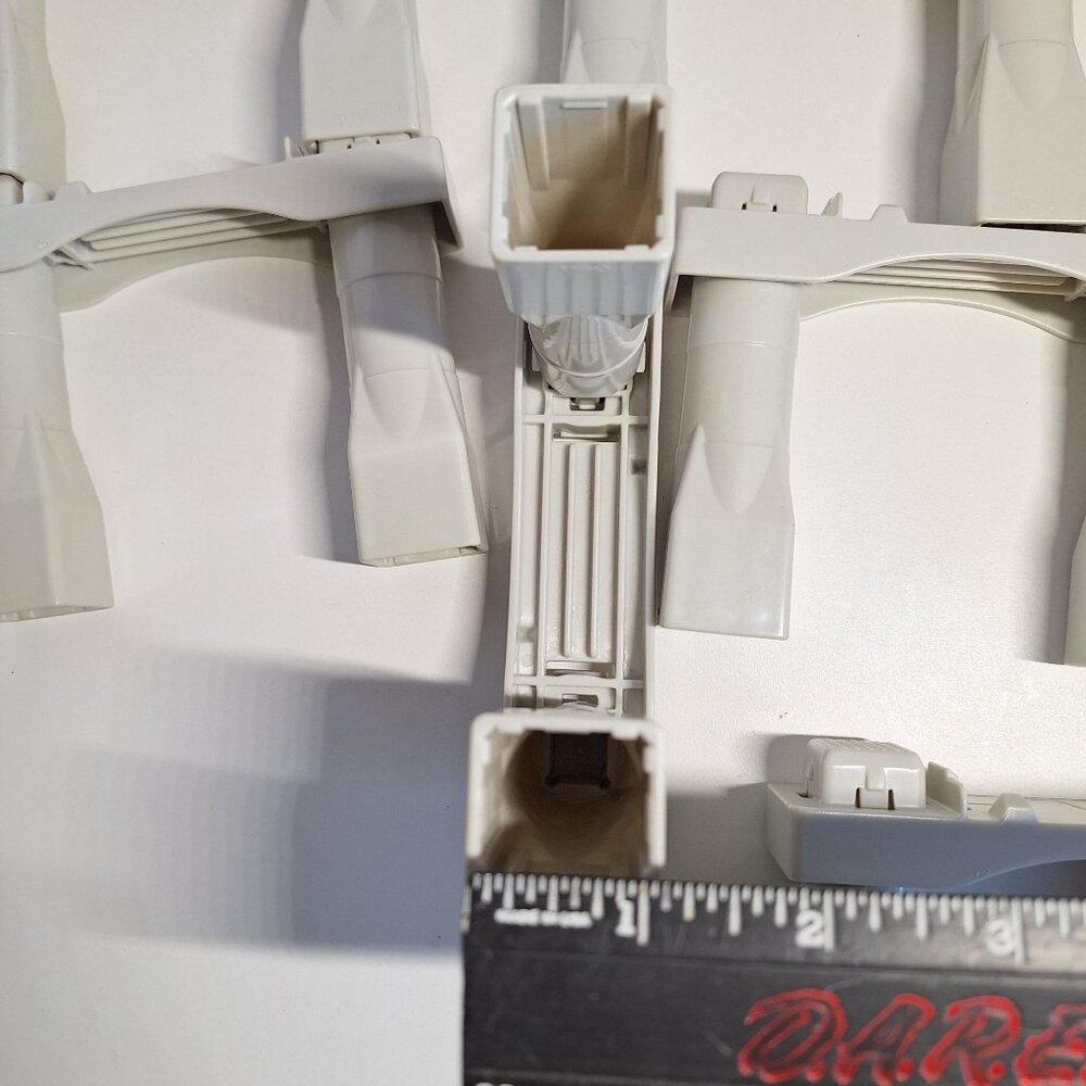 11 Geotrax Train Track Bridge Riser Lot Gray Supports Fisher Price Railroad - Picture 7 of 8